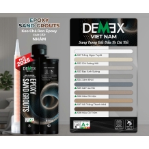KEO CHÀ RON DEMEX DÒNG NHÁM CAO CẤP - EPOXY SAND GROUT