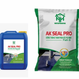AK SEAL PRO - Chống Thấm Gốc Xi Măng 2 Thành Phần (Bộ 35Kg)