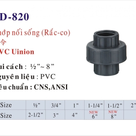 ĐẦU NỐI ỐNG VÀ PHỤ KIỆN NƯỚC  PVC