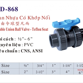 VAN NHỰA PVC