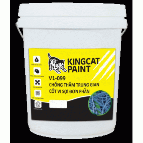 KINGCAT V1-099: CHỐNG THẤM TRUNG GIAN CỐT VI SỢI (1 Thành Phần)