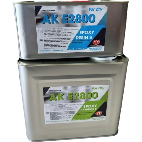 AK E2800: KEO EPOXY BƠM TRÁM CÁC VẾT NỨT  ẨM ƯỚT (A + B)