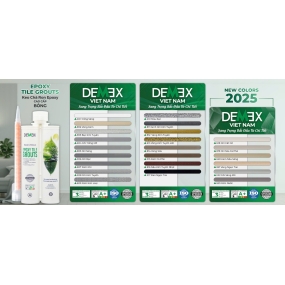 KEO CHÀ RON DEMEX DÒNG BÓNG CAO CẤP - EPOXY TILE GROUTS