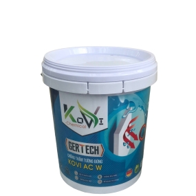 KOVI AC W:  SƠN CHỐNG THẤM TƯỜNG NGOÀI, GỐC NƯỚC, CÓ TÍNH THẨM MỸ